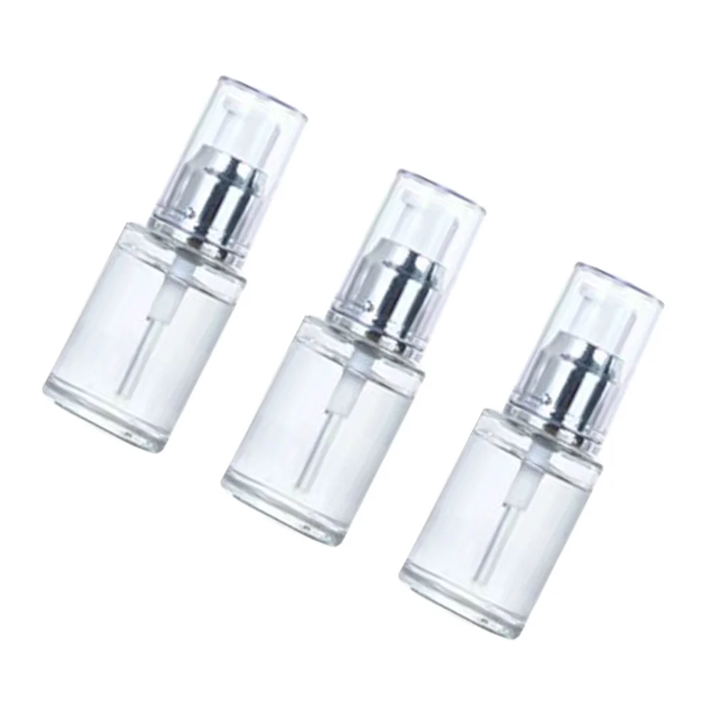 

3Pcs Portable Empty Pump Bottles Stylish Eco-Friendly Bottle for Travel Essential Oil Nail Oil Empty Pump Bottle