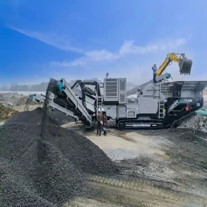 Tracked Mobile Quarry Crawler Type Diesel Engine Limestone Rock Crusher for Sale Stone Crushing Plant Price