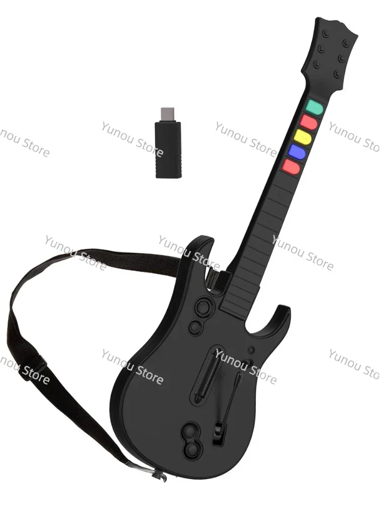 Guitar Hero Game Wireless Gaming Controller Guitar Hero Rock Band 2.4 G Remote Guitar Handle Console Gamepad 5Key for PC PS3 PC