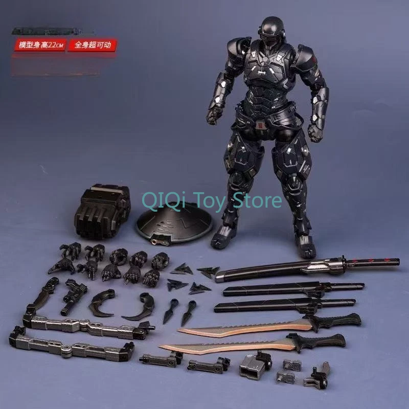 

The new version of Super Black Warrior finished product movable domestic human-machine snake eye movable model hand-made