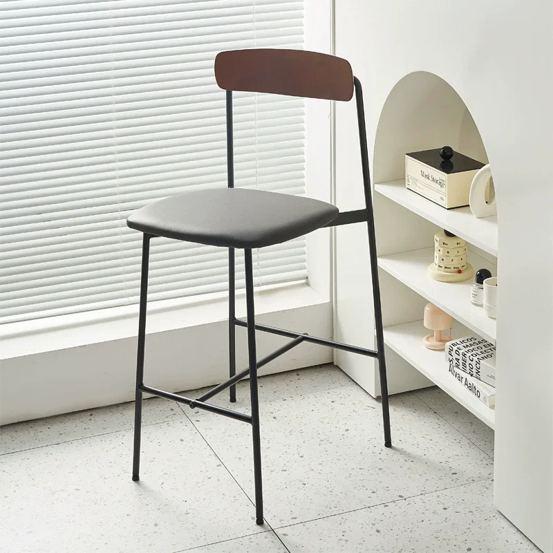 Household High Chair Nordic Creative Small Apartment Luxury Bar Chair Internet Famous Coffee Shop Tea Shop Bar Chair New