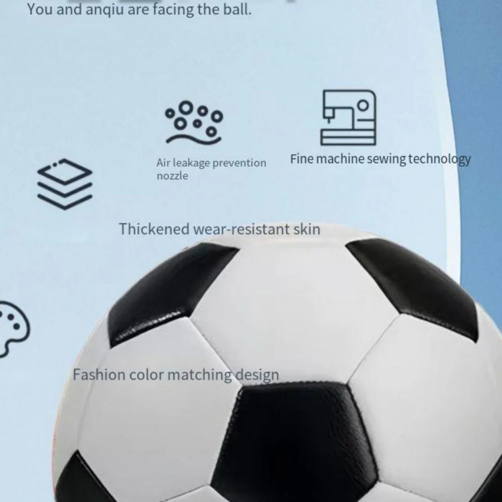 Football Size 5, Adult And Children'S Football Training And Competition, Durable And Explosion-Proof, Football Size 5, PVC