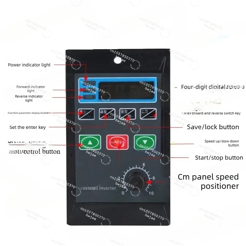 1pcs Small Simple Universal Inverter Single-phase 220V to Three-phase 220V Motor 200/400/750W Small Power