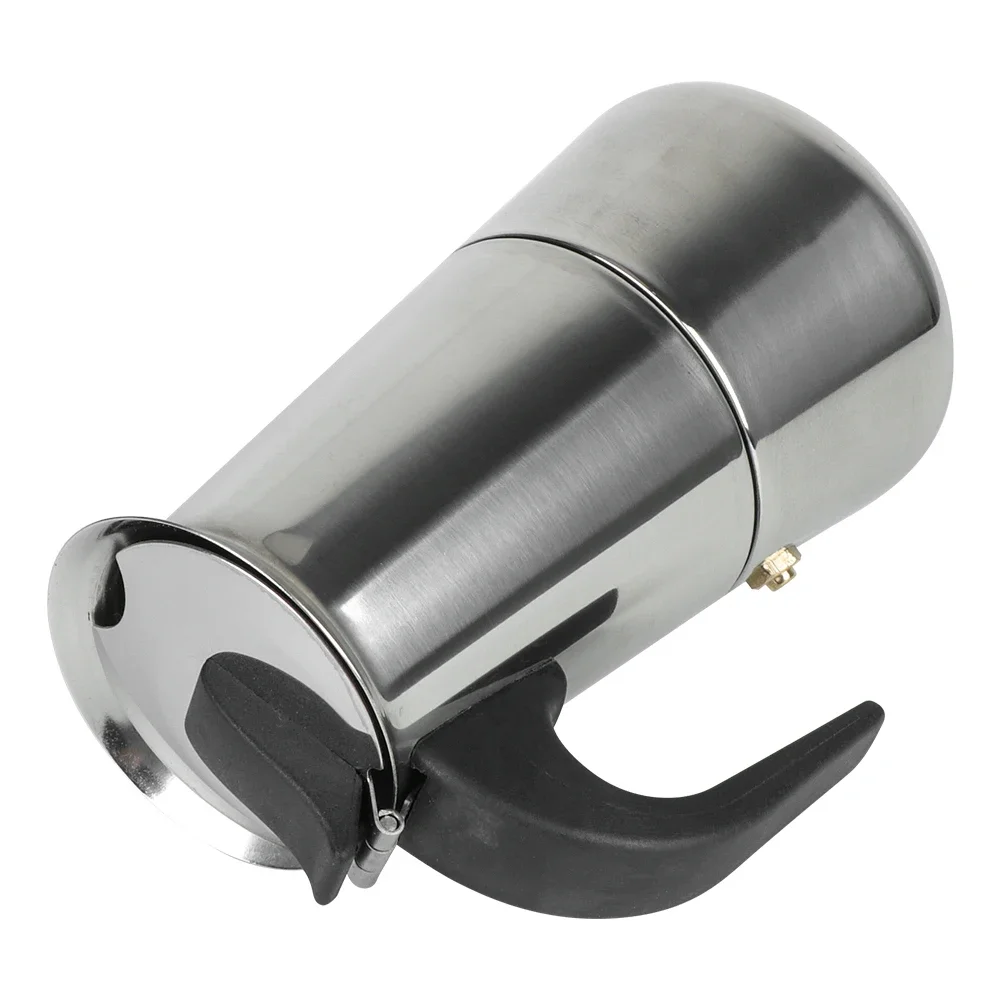Mocha Espresso Latte Stovetop Filter Coffee Pot for Kitchen 2/4/6 Cups Stainless Steel Moka Coffee Maker Coffee Maker Pot