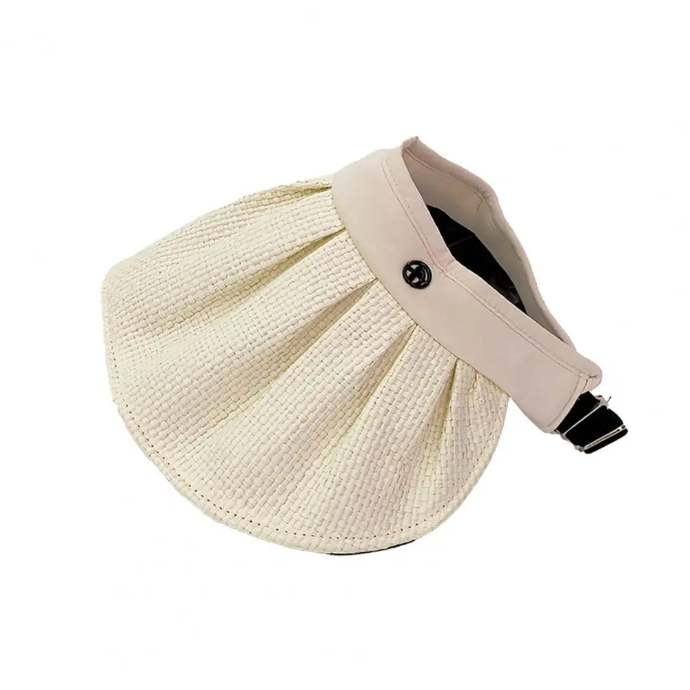 Trendy Lady Hat Lightweight Women Summer Hat Anti-UV Face Protection Lady Hat  Block Sunlight