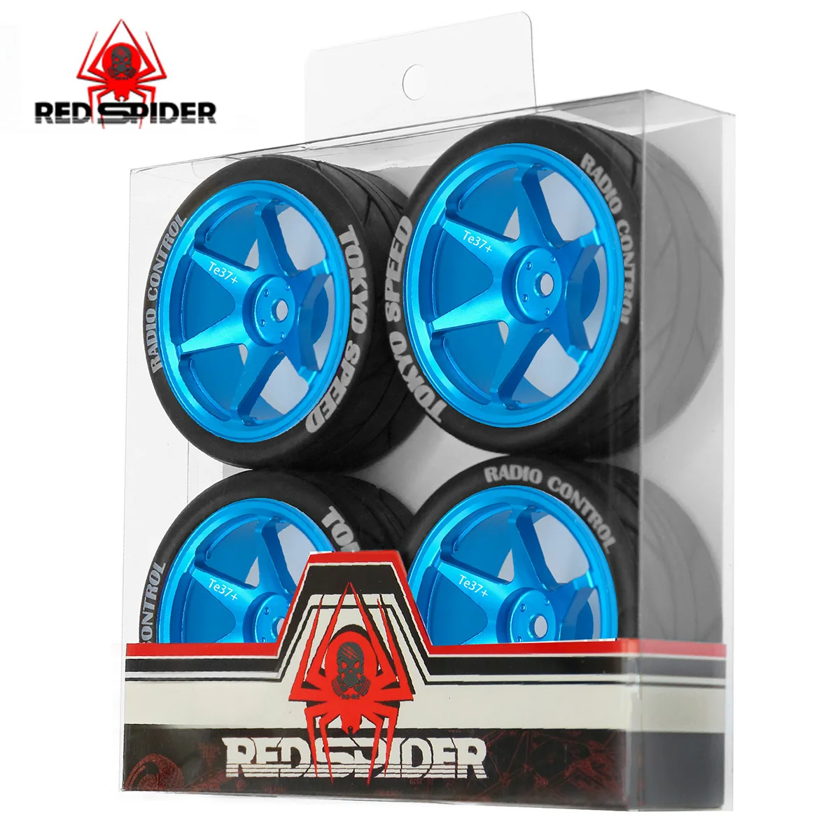 

RS Red Spider 4Pcs HSP HPI Racing Tires Tyre Metal Wheel Rim 4Pcs For RC 1/10 On-Road Car HSP 94123/94103/94122 D4/D3 FW06