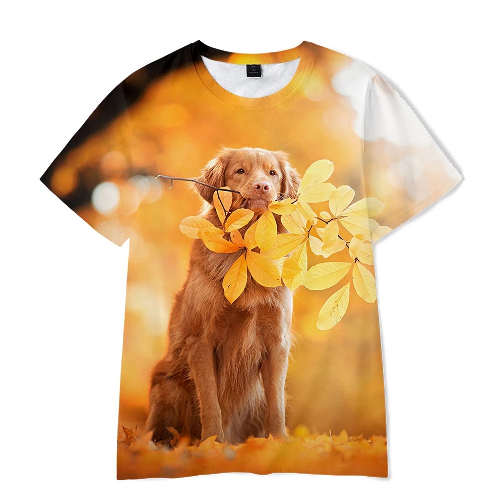 

Lovely Dog 3D Hip Hop O-Neck Fashion T-shirts Women/Men Summer Short Sleeve Tshirts Casual Streetshirt Funny Animal Clothes