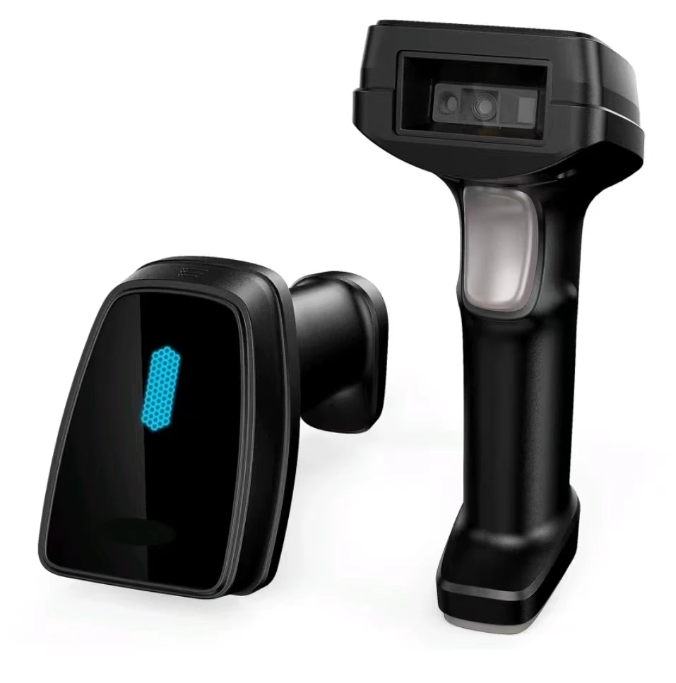 KEFAR Newest Bluetooth Barcode Scanner, Rugged Wireless QR Code Scanner with High Performance Scan Engine, 2D 1D Bar Code Reader