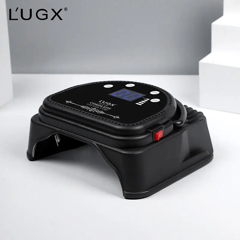 LUGX 886s Oem Logo 66W Professional Nail Dryer Light Cordless Portable Rechargeable UV LED Nail Lamp