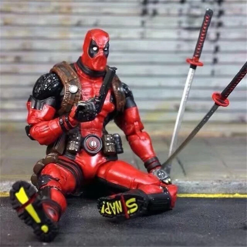 NECA X-Men Deadpool Actionfigur Superheld Deadpool Figur EPIC Ultimate 20CM Sammlermodell Spielzeugpuppe Geburtstagsgeschenk – Detail 14