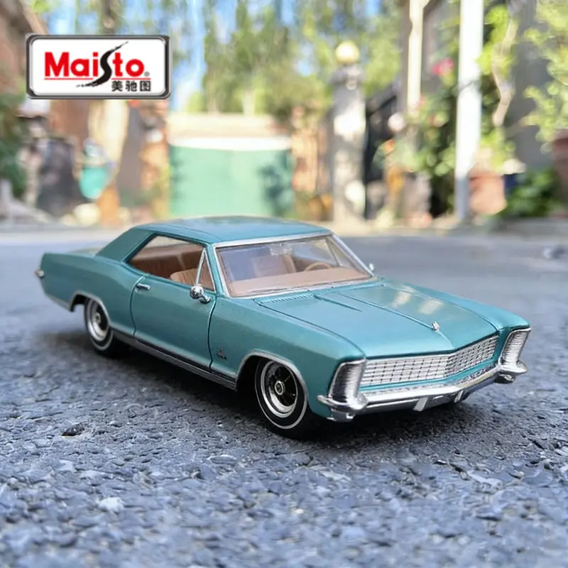 

Maisto 1:26 Buick Riviera Gran Sport 1965 Alloy Classic Sports Car Model Diecast Metal Retro Old Vehicle Car Model Kids Toy Gift