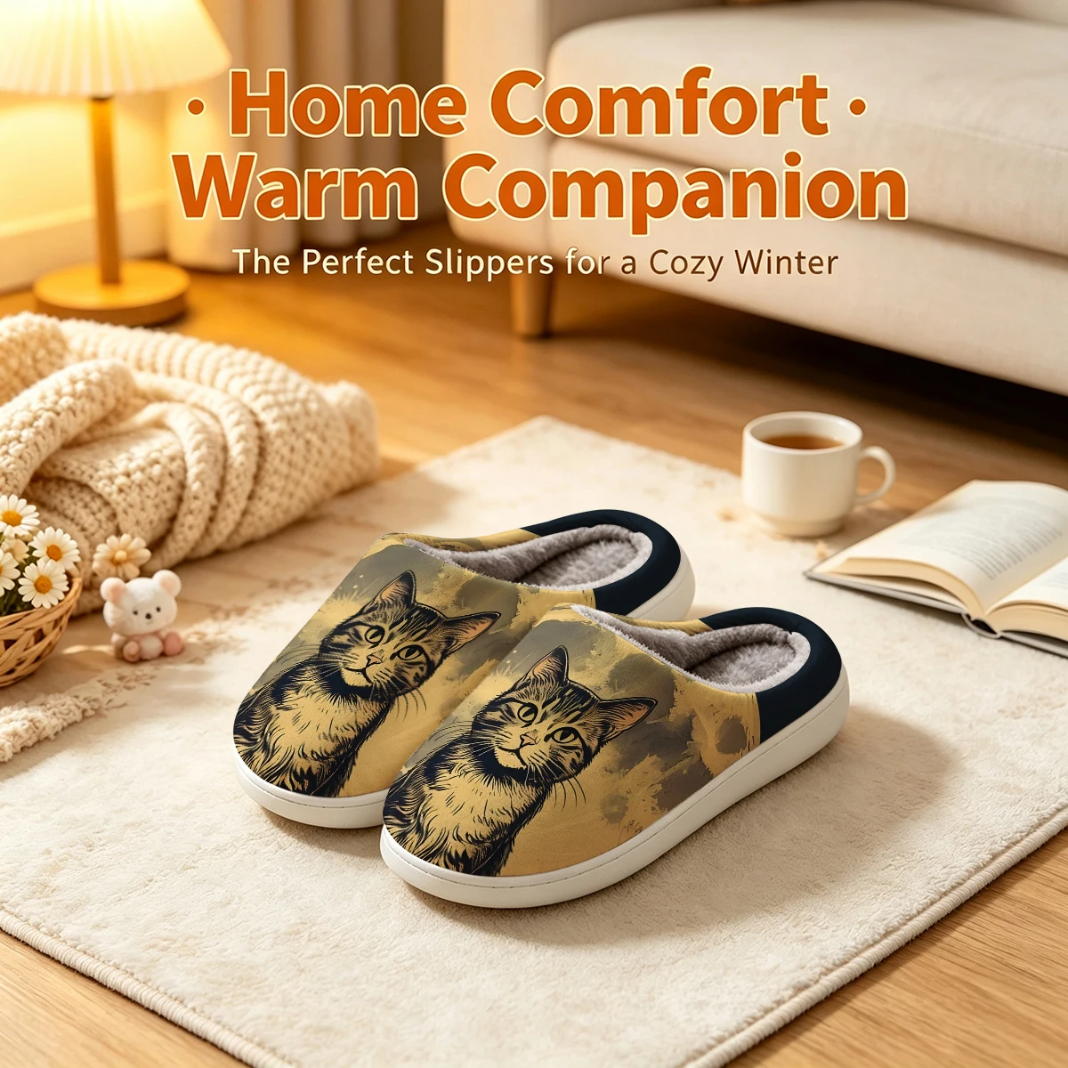 Pantufas de Pelúcia Brancas Qu - Interior Designer avaliação e preço