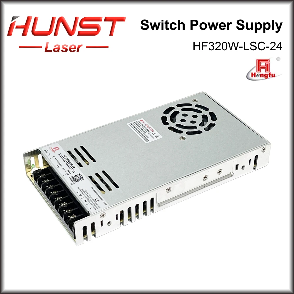 Импульсный источник питания HUNST HF320W-LSC-24V, подходящий для станка для лазерной маркировки CO2, гравировального станка