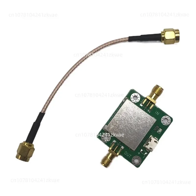 

50M-6GHz Low-Noise RF Amplifier 20DB Gain 50Ω RF Amplifier with USB Power Supply Port and SMA Cable for Hackrf H2