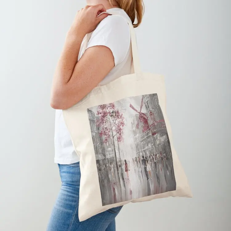 Moulin Rouge, Paris Cityscape Tote Bag cute tote bag bags woman 2025 shopping bag Canvas stote