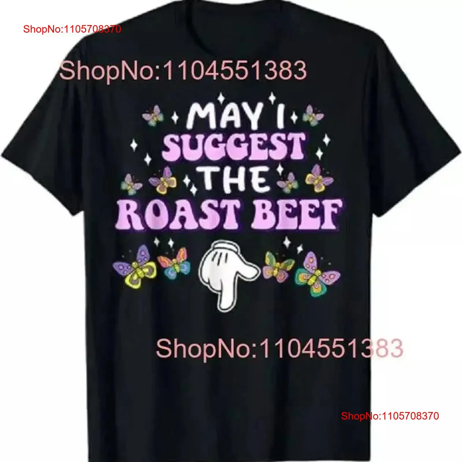 May I Suggest The Roast Beef Funny Embarrassing Adult Humor T Shirt vintage Washed Casual Slightly Unisex homme Soft Stretched