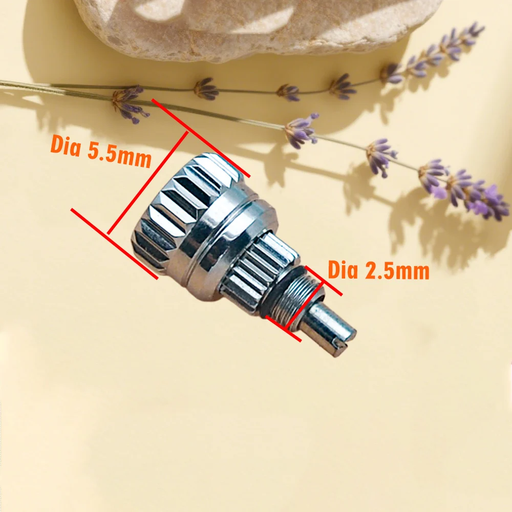 Silver Gold Watch Case Crown Screw Pusher Fit For Daytn 116500 116520 Watch Case Watchmaker Aftermarket Repair Parts