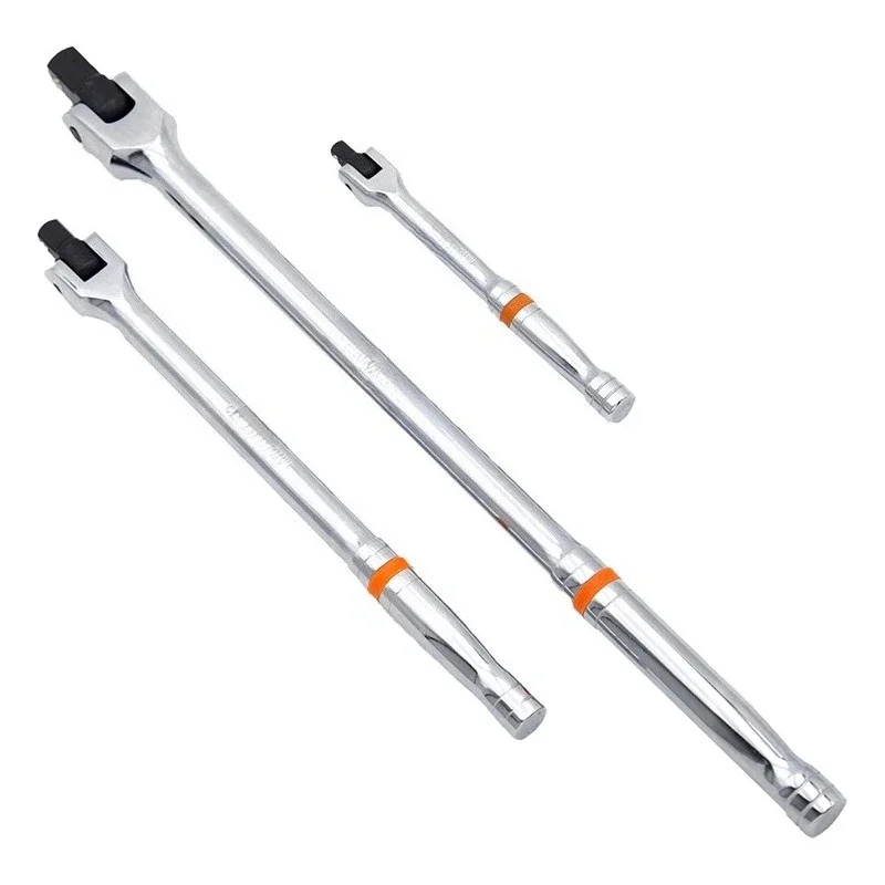 3 Pcs Sleeve Wrench Set Mechanical Workshop Strong Wrench F Type Professional Wrenches Kit Movable Head 24 Inch Manual Wrenches