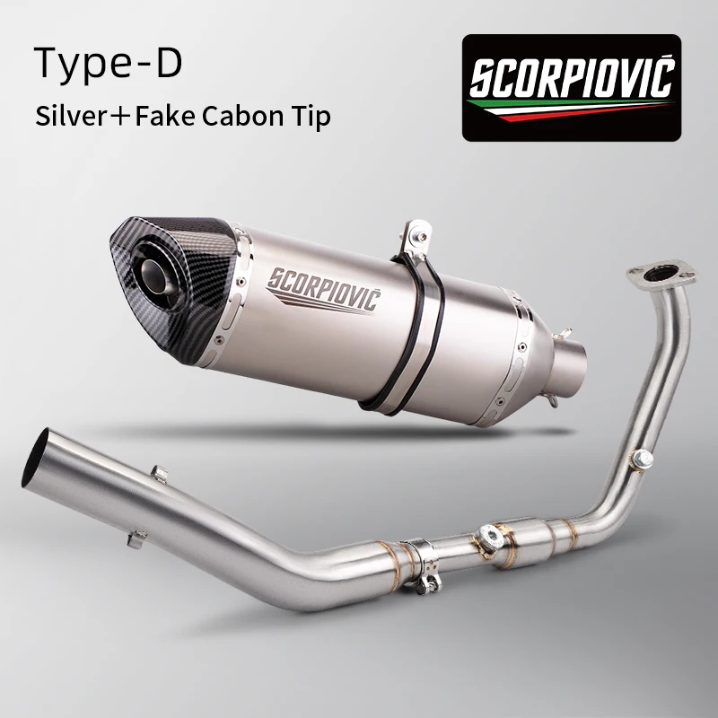 For YZF R15 V3 V4 R125 MT125 2020 - 2026 Motorcycle Exhaust Escape Systems