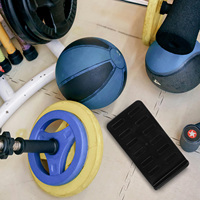 Fitness Pedal Pad Bike Accessories Trainer Elliptical Pedals Foot Exerciser Pvc Bicycle Office Equipment for Home Use
