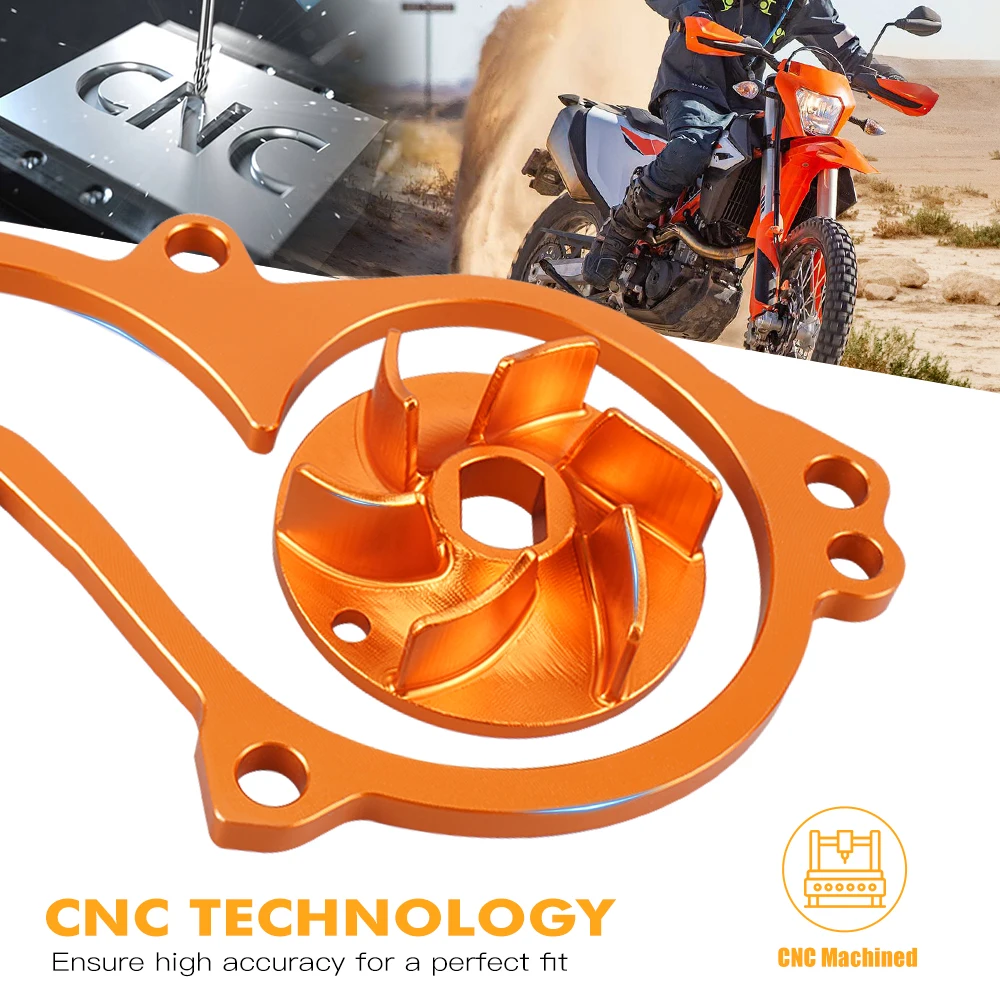 ل KTM 690 SMC/R 690 إندورو/R 08-23 ارتفاع تدفق مضخة المياه برودة المكره مجموعات ربط السيراميك الارضي ل Husqvarna 701 إندورو 701 Supermoto 16-23 #4