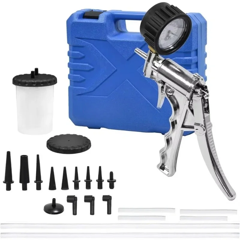 

Good NEW Hand Vacuum Pump Brake Bleeder Kit - Zinc-diecast Metal, Single Person Design for Brake & Clutch Bleeding, Automotive T