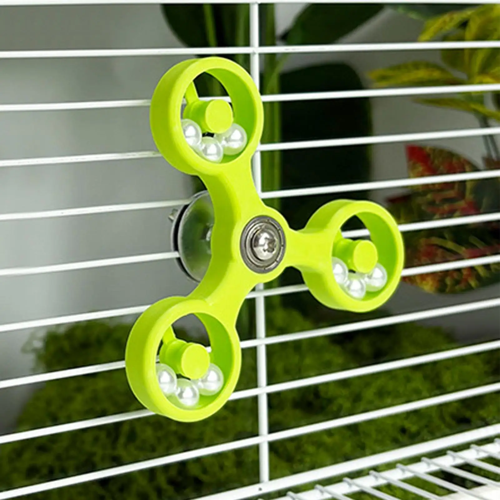 Interactive Parrot Toy Bird Cage Toy for Parrots Rotating Toys for Mental Stimulation and Entertainment Rotating Bird Toys