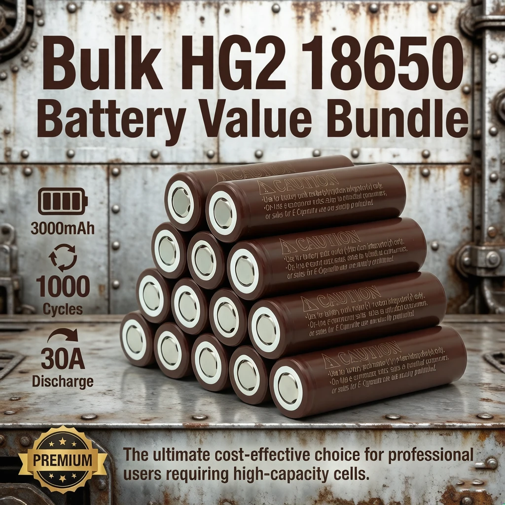 100 % neue HG2 18650 3000 mAh wiederaufladbare Batterie 18650HG2 3,6 V Entladung 20 A max. 35 A Leistungsbatterien