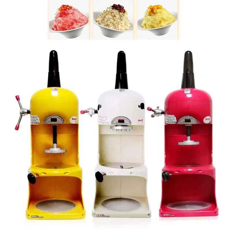 Electric Ice Shaver Machine Shaved Ice maker Snow Cones Snow Flakes Maker Crusher