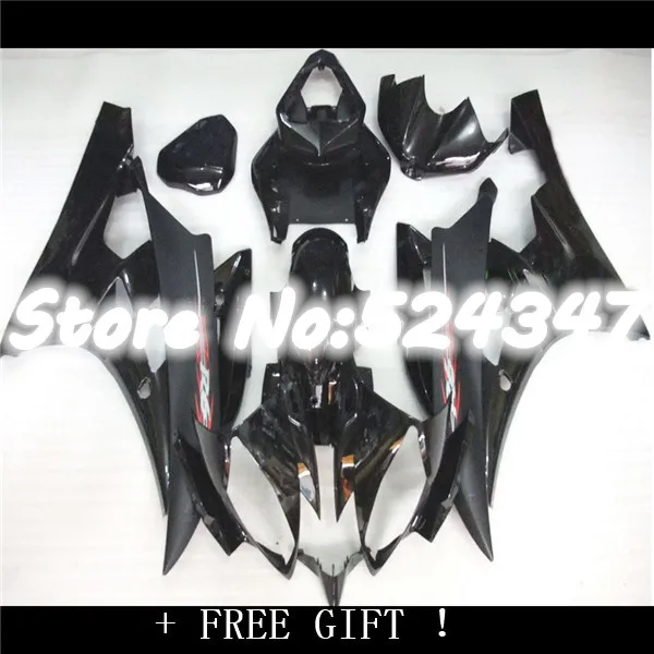 Injection Hey-Abs Fairing for YMH YZFR6 2006 2006 - 2007 Motorcycle Accessories Bodywork YZF R6 2006 black  06 07 for Yamaha