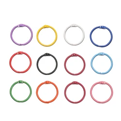 5pcs/lot 30mm KeyRing Colorful Open Ring Buckle  Lobster Clasp Keychain Connector Clasps For DIY Jewelry Making Supplies