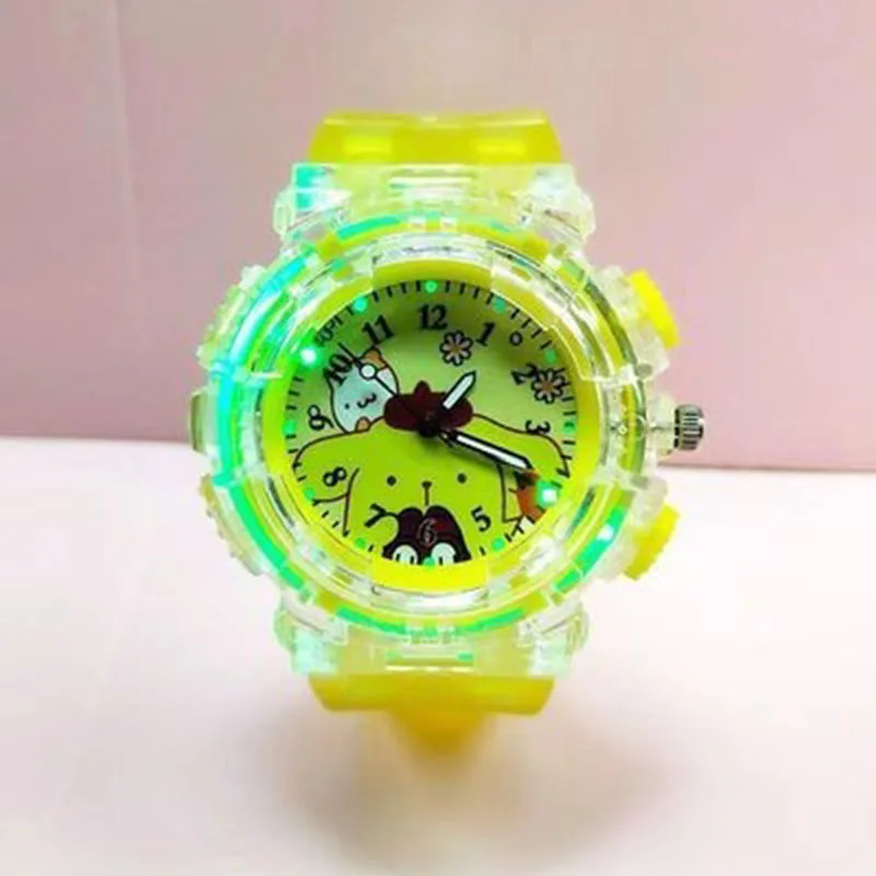 Cartoon Children's Watch Luminous Glow Student Watch Silicone Quartz Watch