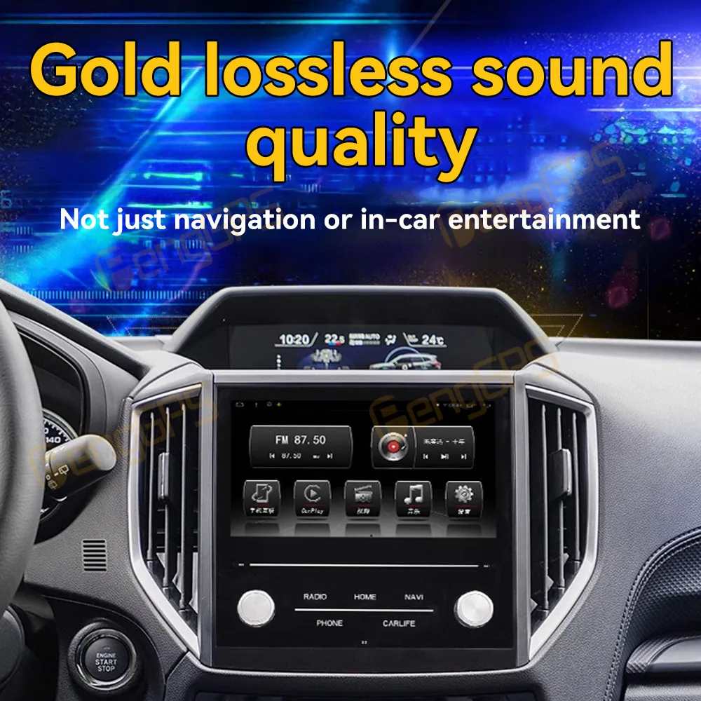 Android 13 CarPlay Car Radio For Subaru Forester Rays Host 2018-2020 Touch Screen Multimedia Player GPS Navigation Head Unit DSP