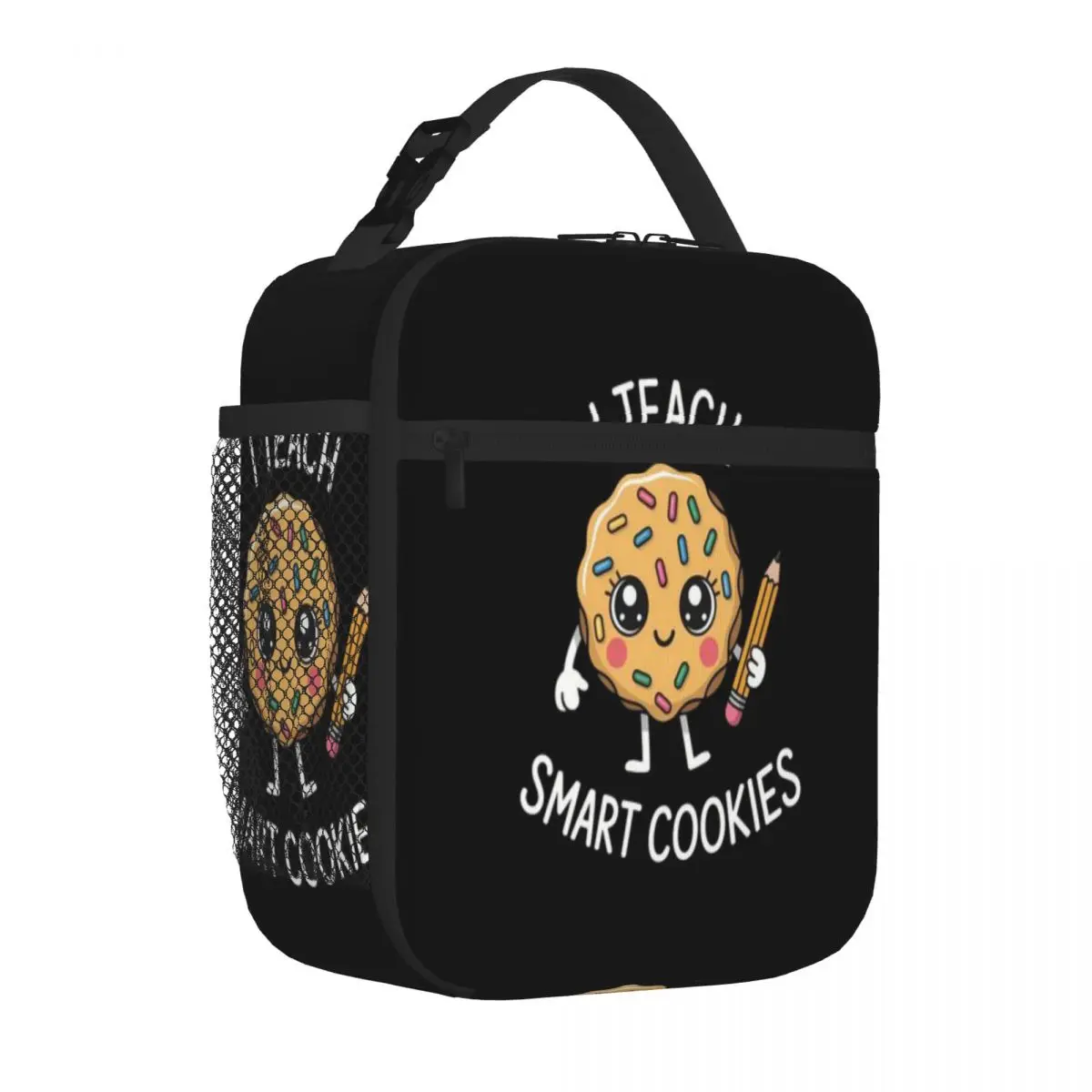 Bestselling I Teach Smart Cookies Teacher Back To School Birthday Pastel Shoulder Lunch Bag Nursing Shift Insulated Lunch Bag