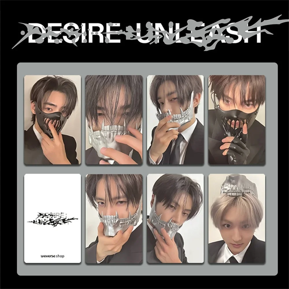 

KPOP Idols JUNGWON HEESEUNG Альбом DESIRE UNLEASH Фотокарта Высокое качество INS Стиль Двусторонняя печать LOMO Card JAKE JAY Подарки