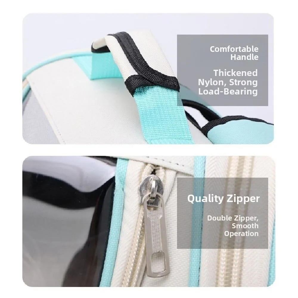 Zaino creativo per animali domestici Borsa da trasporto per gatti impermeabile traspirante Borse per cuccioli da viaggio pieghevoli a mani libere per cuccioli di gatti