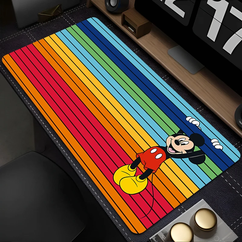 لوحة الماوس ملحقات الكمبيوتر لوحة المفاتيح مكتب عمل حصيرة المضادة للانزلاق HD ماوس المطاط اللوحي وسادة M-ميكي ماوس الألعاب لوحة ممتدة #4