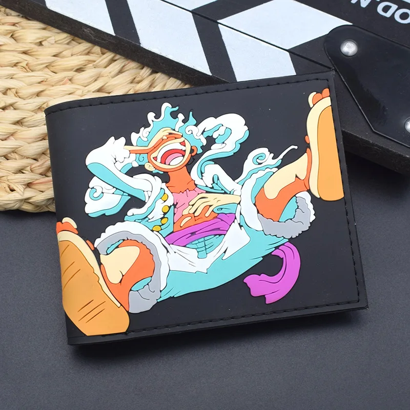 One Piece Anime Foldable Wallet Women Men Children Bank ID Card Holder Card Clip Bag Cosplay Clutch Wallets Birthday Gifts