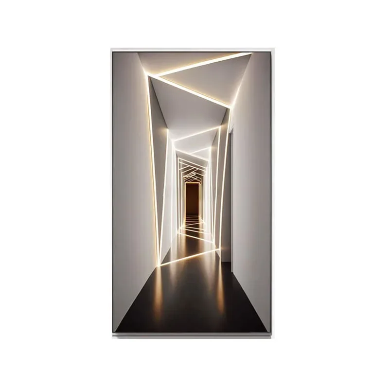 

Corridor, aisle, hanging paintings, simple, light luxury, entry, entrance, decorative paintings