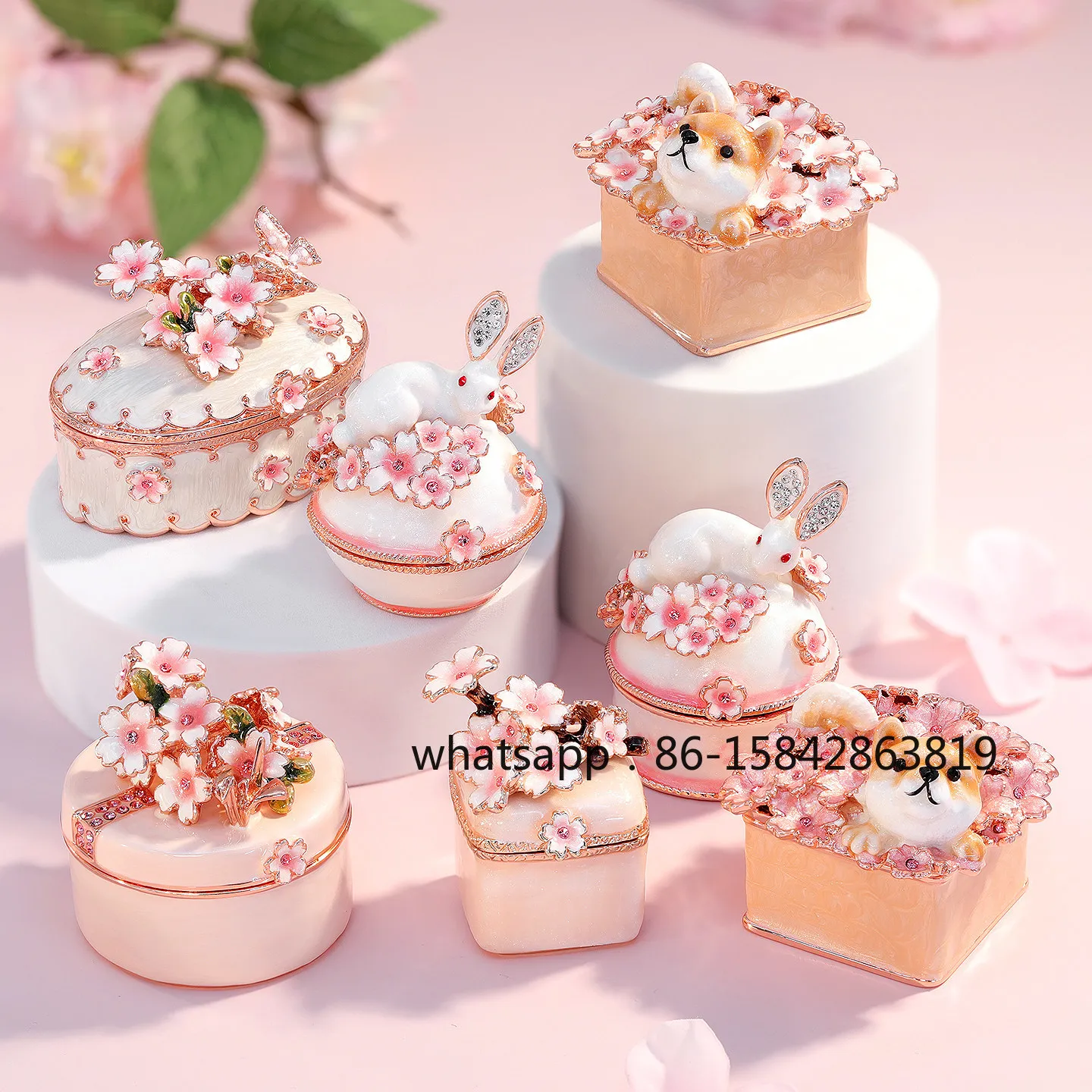 Wedding Proposal Diamond Ring Box, High-end Enamel Jewelry Box, Creative Graduation Birthday Gift