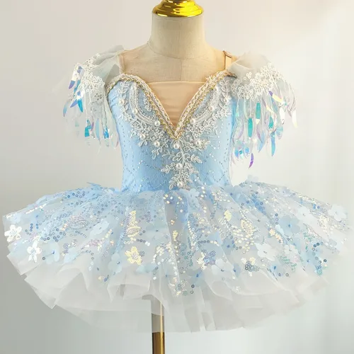 Vestido de baile de Ballet de verano para niña, tutú de escenario, Vestidos para niñas, disfraz, ropa para bebé, bata para niña, traje para niños, Vestidos para el Día de los niños