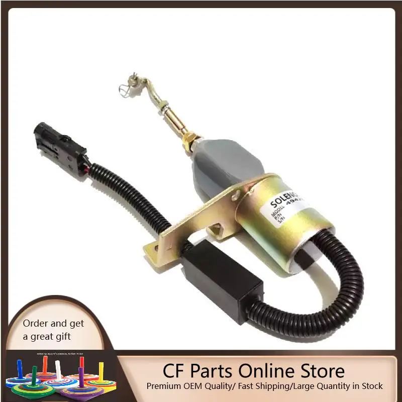 For Cummins 6CT Engine 24V Stop Solenoid 5254169 4942879