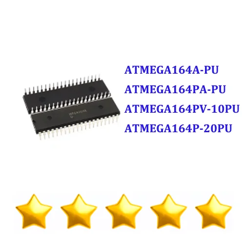 Brand New Original ATMEGA164A-PU ATMEGA164PA-PU ATMEGA164PV-10PU ATMEGA164P-20PU ATMEGA164 ATMEGA IC MCU Chip DIP-40