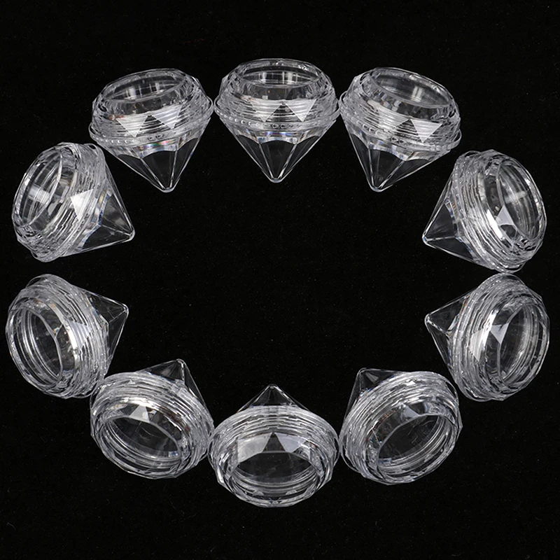 ชุดขวดครีมขนาดเล็ก 5 กรัม 10 ชิ้น/ชุด แบบเติมได้ สำหรับเครื่องสำอาง