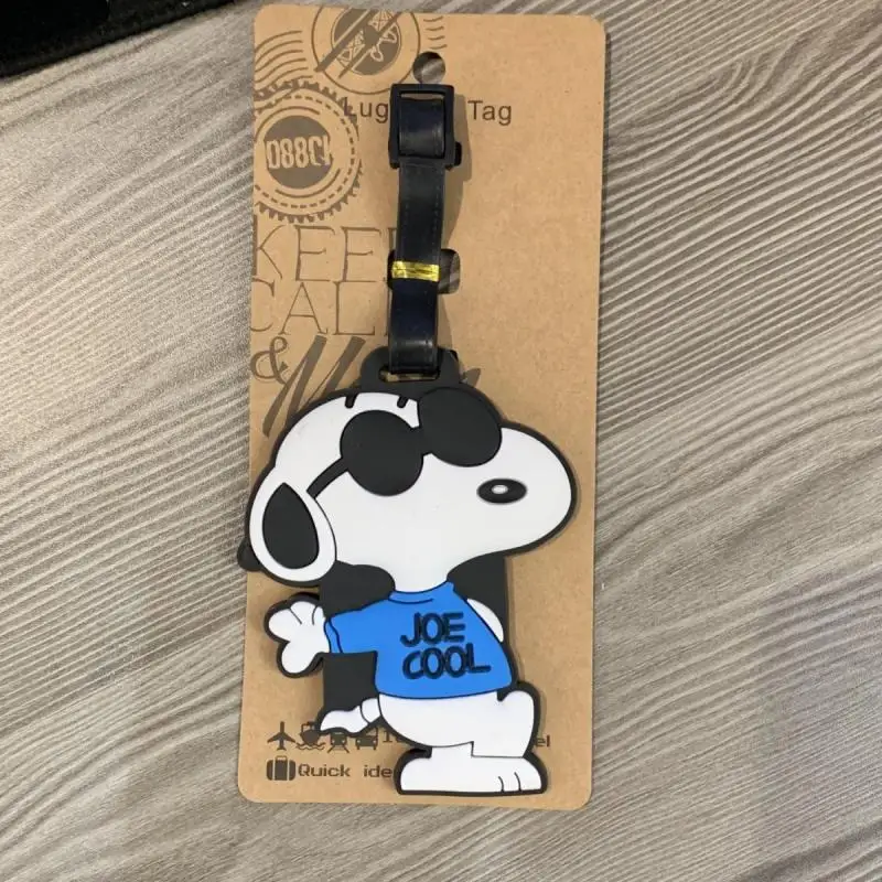 Snoopy bagaglio Tag Hang Tag Cartoon Girl Travel delivery bagaglio elenco studente portatile Charlie bagaglio Tag carino all\'ingrosso