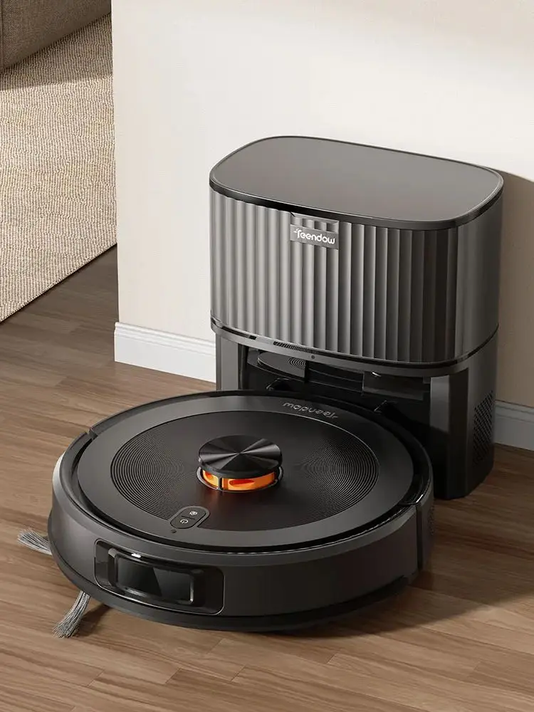 Teendow D10S MAX 2-in-1 robotstofzuiger en -dweil met automatisch leegmaakstation, 4500Pa krachtige zuigkracht, slimme mapping - afbeelding 2