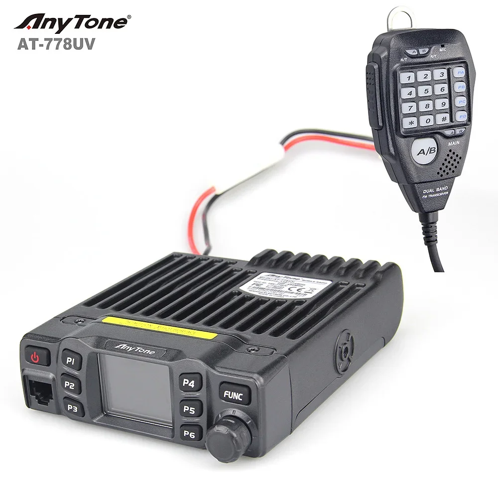 VOX AmPueblon (HAM) 25W Mini voiture Transcsec Support CHIRP AnyTone Radio Mobile AT-778UV II