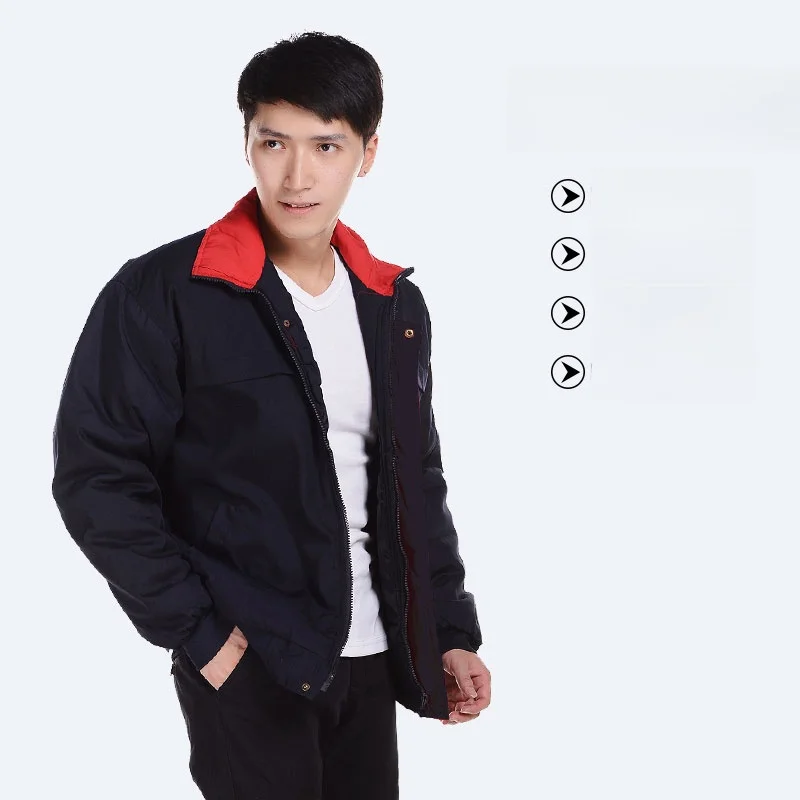 ملابس عمل قطنية للرجال والنساء ملابس عمل شتوية للحماية الحرارية من Jaet لإصلاح السيارات في موقع البناء ort Sle