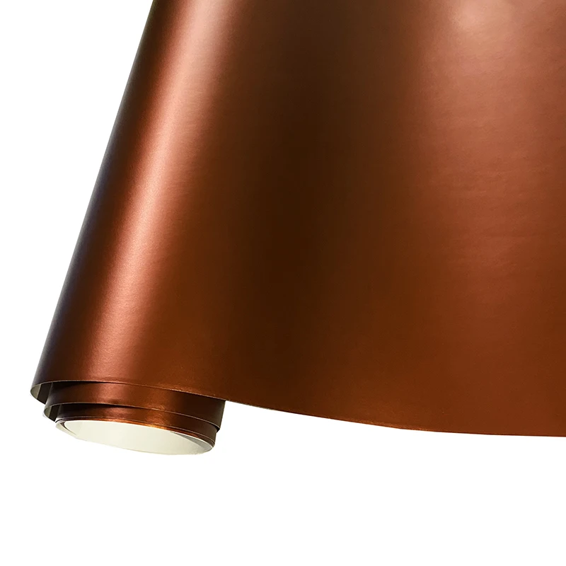 Premium Matte Satin Metallic Bronze Vinyl Wrap Film Car Sticker Decal With Air Release Self Adhesive