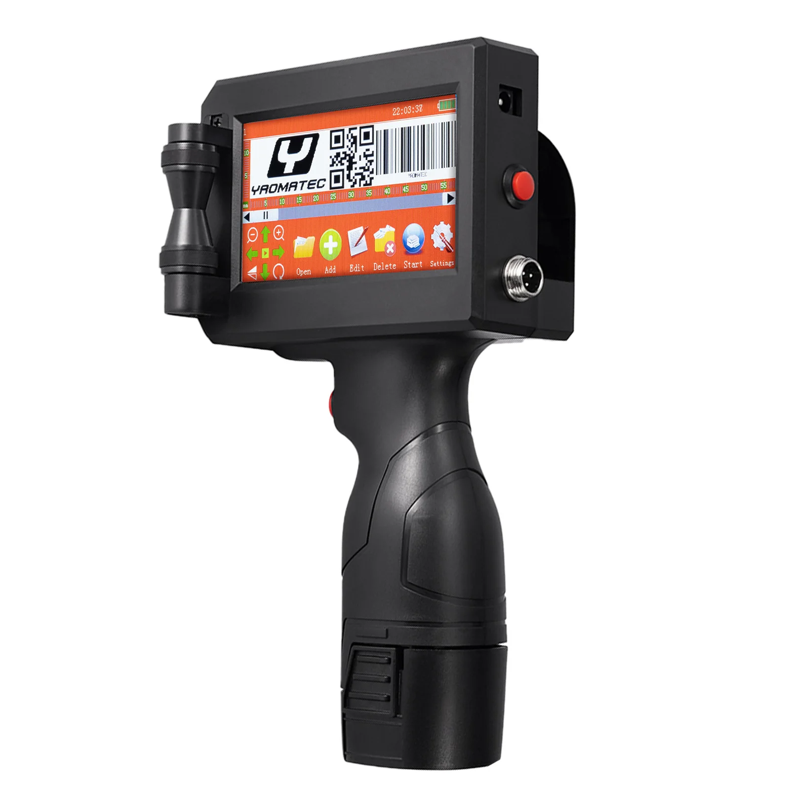 

Yaomatec 1750 27 Language Date Number Logo Expiry Date Label Plastic Carton Hand Jet Handheld Thermal 12.7MM Inkjet Printer